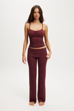 Airy Soft Roll Waist Pant