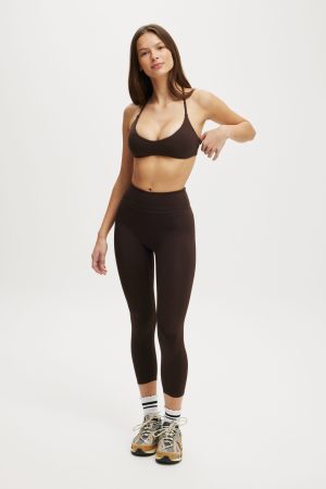 Ultra Soft Minimal Strappy Crop