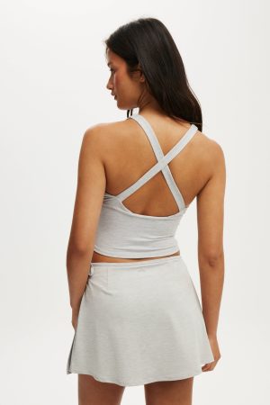 Active Wrap Skirt With Tie