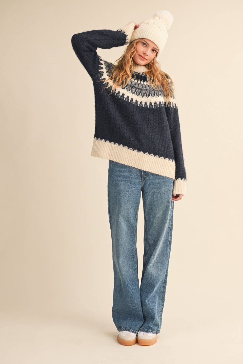 Nordic Sweater: Navy